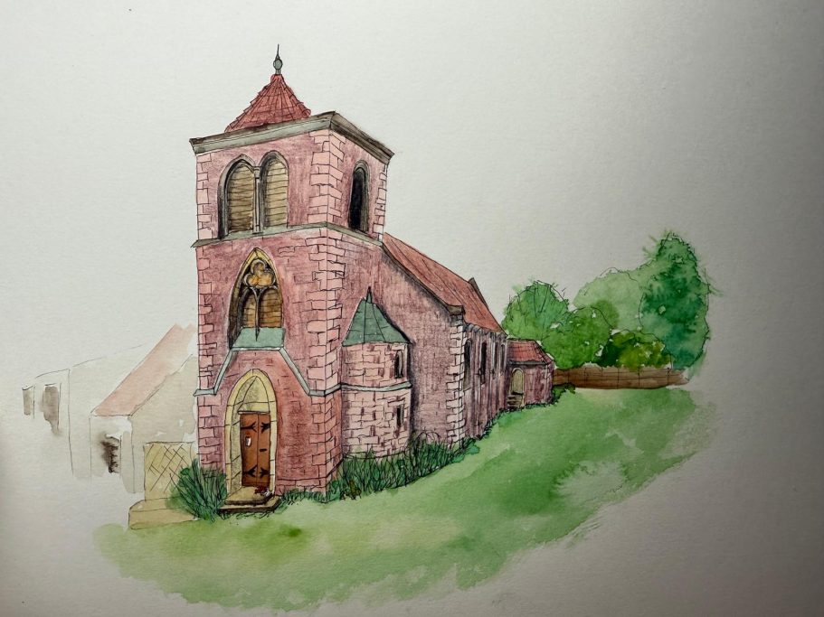 Ein herzliches Dankeschön an Diana Frank für dieses wunderschöne, handgemalte Bild unserer Gertrudkirche in der Lutherstadt Eisleben